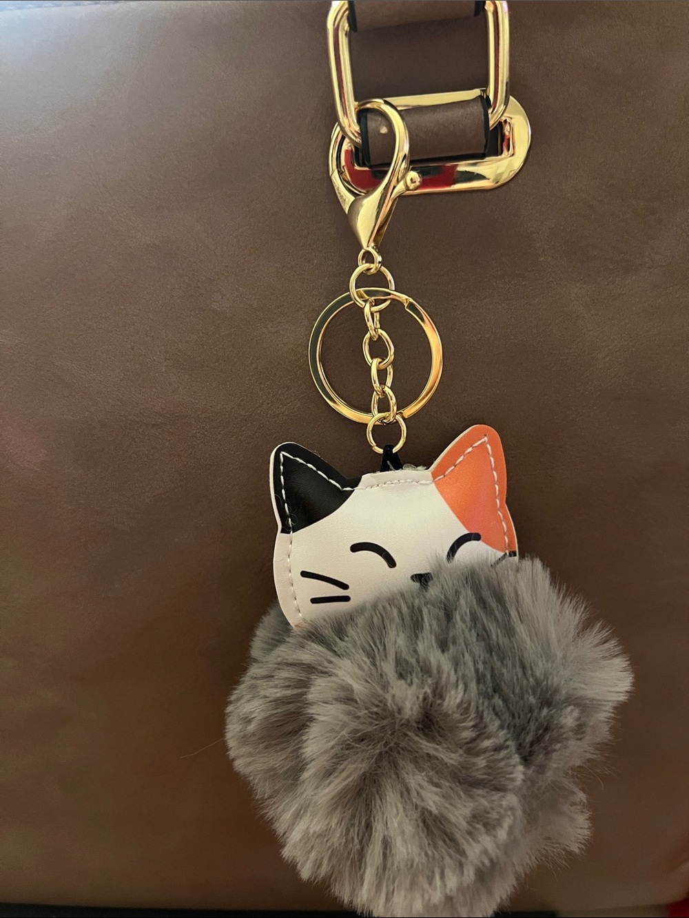 π₯Cute Cat Pom Pom Keychain - All Assorted Colors - Picture 8 of 12